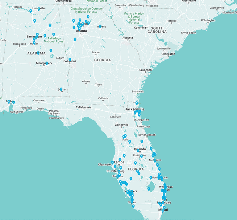 Locations Map