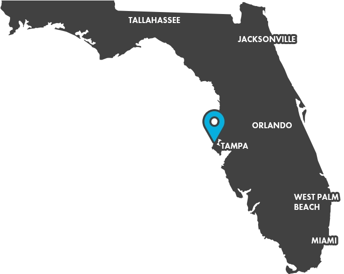 Florida State Map - Clearwater Location